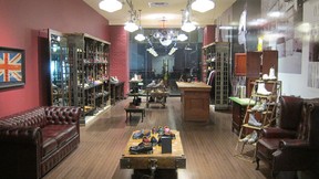 The interior of the Dr. Martens store in West Edmonton Mall