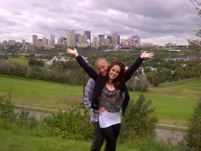 Ashley Hebert of the Bachelorette and her finace J.P. Rosenbaum visit Edmonton