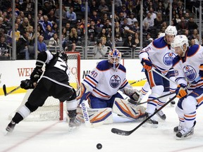 Sam Gagner has grown increasingly comfortable in the defensive zone. 
(Photo source: Harry How / Getty Images North America)