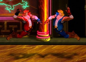 Tough-guy brothers Billy and Jimmy return for an all-new adventure in "Double Dragon Neon."