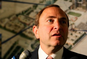 The dark side of Gary Bettman: After trumpeting the financial successes of the NHL throughout the past seven years, the commissioner's demeanour has grown increasingly combative as the CBA which spawned that growth has wound down.