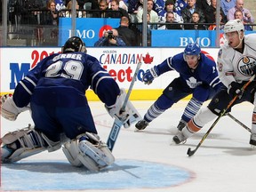 There were occasions, like this "famous" Hockey Night in Canada game at the Air Canada Centre in March 2009, where Marc Pouliot looked like a budding star.