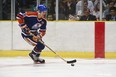 Mark Messier in motion. (Photo by Focus on Sport/Getty Images)