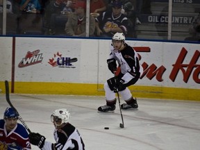 David Musil hasn't played his last game at Rexall Place this year after all. Photo: Lisa McRitchie, all rights reserved