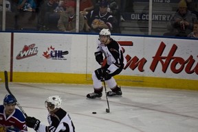 David Musil hasn't played his last game at Rexall Place this year after all. Photo: Lisa McRitchie, all rights reserved