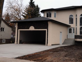 The type of front garage some residents believe doesn't belong in mature neighbourhoods. Photo by Bruce Edwards.
