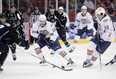 Long-time Timra teammates Anton Lander and Magus Paajarvi have been reunited in Oklahoma City. (Photo credits: Steven Christy / OKC Barons)