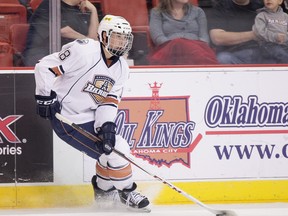 Mask or no, Ryan Nugent-Hopkins sees the game just fine. (Photo credit: Steven Christy/OKC Barons)