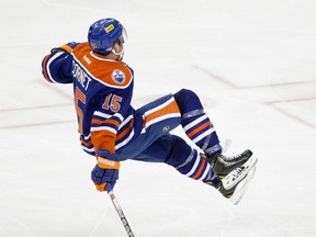 Philippe Cornet appears not to be heading for a soft landing. (Photos: Steven Christy/OKC Barons)