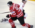 Ryan Nugent-Hopkins leaves a defender strewn in his wake at last spring's World Senior Hockey Championship.