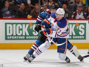 Last year Gabriel Landeskog and Ryan Nugent-Hopkins were neck-and-neck for the Calder Trophy. Alas, no rematch between the All Rookie Teammates tonight.