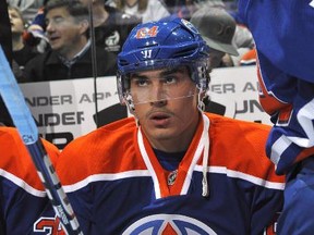 Edmonton Oilers forward Nail Yakupov. Photo by Andy Devlin, Getty Images