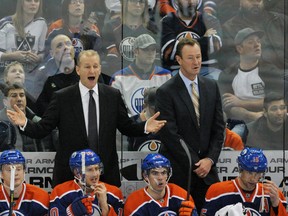 EDMONTON, AB. JANUARY 24, 2013 - of the Edmonton Oilers,  of the Los Angeles Kings at Rexall Place in Edmonton.  JIM MATHESON STORY. SHAUGHN BUTTS/EDMONTON JOURNAL