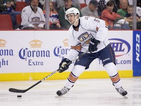 Not a news flash: Justin Schultz has the puck on his stick again (Photo: Steve Christy/OKC Barons)