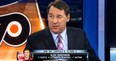 NHL television analyst and former player, coach and GM Mike Milbury talks about Washington Capitals captain Alex Ovechkin's performance during a TV broadcast on Wednesday, Feb. 27, 2013.