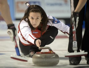 RYAN REMIORZ/THE CANADIAN PRESS

Team Canada skip Heather Nedohin takes a shot during the Page Playoff 3-4 game against British Columbia's Kelly Scott on Saturday, Feb. 23, 2013, at the Scotties Tournament of Hearts Canadian women's curling championship in Kingston, Ont.