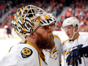 Nashville Predators' goaltender Chris Mason, (Photo: Gerry Thomas/Getty Images)