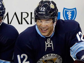 Newly acquired Pittsburgh Penguins winger Jarome Iginla.