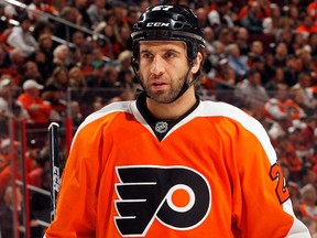 Philadelphia Flyers forward Max Talbot. Getty Images photo