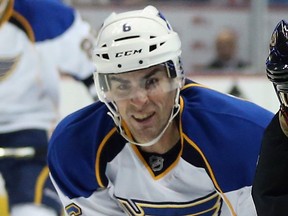 St. Louis Blues defenceman Wade Redden.