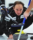 ED KAISER/EDMONTON JOURNAL

Wade White throws a rock during the B Event final of the Northern Alberta Curling Association men's playdown at the Ottewell Curling Club on Jan. 19, 2013.