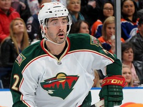 Minnesota Wild forward Cal Clutterbuck. Getty Images photo