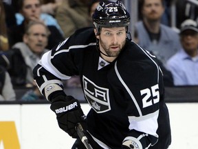 Los Angeles Kings forward Dustin Penner has been in and out of his team's lineup all season. Photo by Harry How, Getty Images