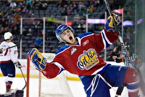 Oil Kings winger Dylan Wruck scored his first of the playoffs Wednesday to help Edmonton even their WHL Eastern Conference final with the Calgary Hitmen at two games a game apiece. Game 5 goes Friday at 7 p.m. at Rexall Place.