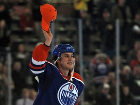 Might Ryan Jones be bidding farewell to Oilers fans today? (Photo by Larry Wong/Edmonton Journal/Postmedia News)