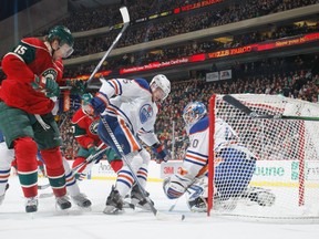 The Edmonton Oilers have lost 19 of their last 20 games against the Minnesota Wild heading into their game on Friday, April 26, 2013, at the Xcel Energy Center St. Paul, Minn. Photo by Bruce Kluckhohn, NHLI via Getty Images