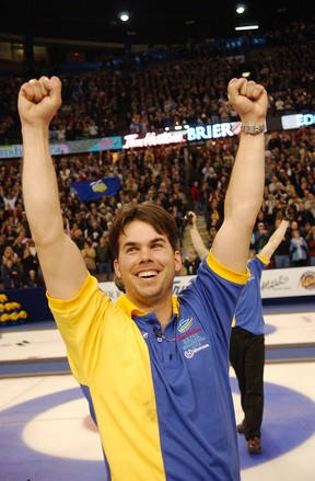 SHAUGHN BUTTS/EDMONTON JOURNAL, FILE


Alberta's Dave Nedohin celebrates after making a tapback to win the 2005 Tim Hortons Brier Canadian men's curling championship at Rexall Place.