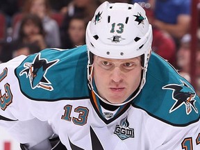 San Jose Sharks forward Raffi Torres. Getty Images photo