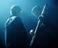 The xx's Romy Madley Croft, left, and Oliver Sim at the Shaw Conference Centre.  Photo by Ed Kaiser/Edmonton Journal.