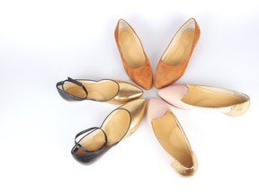 Poppy Barley's new collection of made-to-measure flats