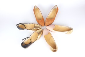 Poppy Barley's new collection of made-to-measure flats