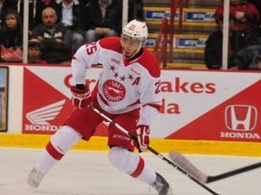 Darnell Nurse in action with the Soo Greyhounds. (Photo: James Egan Photography/The Star)