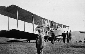 Jack Alcock and Teddy Brown's Vickers Vimy plane.