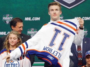 Oscar Klefbom on his draft day