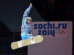 A participant of a ceremony  celebrating the one year countdown to the Sochi 2014 Winter Olympics opening performs at the Bolshoi Ice Dome rink in the Black Sea city of Sochi, on February 7, 2013. Putin vowed today Russia would justify expectations when it hosts the Winter Olympic Games in Sochi in one year, after ruthlessly firing an official blamed for delays in building infrastructure. AFP PHOTO /  NATALIA KOLESNIKOVANATALIA KOLESNIKOVA/AFP/Getty Images