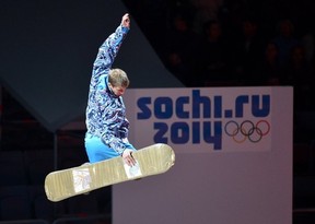 A participant of a ceremony  celebrating the one year countdown to the Sochi 2014 Winter Olympics opening performs at the Bolshoi Ice Dome rink in the Black Sea city of Sochi, on February 7, 2013. Putin vowed today Russia would justify expectations when it hosts the Winter Olympic Games in Sochi in one year, after ruthlessly firing an official blamed for delays in building infrastructure. AFP PHOTO /  NATALIA KOLESNIKOVANATALIA KOLESNIKOVA/AFP/Getty Images