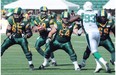 Mike Reilly as the Edmonton Eskimos lose to the Saskatchewan Roughriders 27-30 at Commonwealth stadium in Edmonton, August 24, 2013.
Photograph by: Bruce Edwards, Edmonton Journal