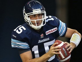 Toronto Argonauts quarterback Ricky Ray.