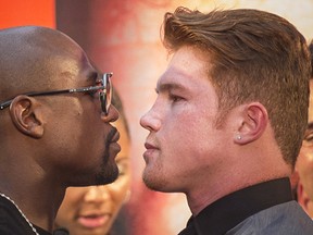 Despite all the hoopla and millions of dollars that will be generated on Saturday night, the Floyd Mayweather - Saul Alvarez fight is just another day at the office, according to Mayweather.