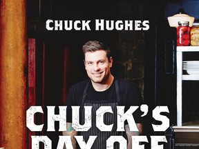 The cover of "Chuck's Day Off" by chef Chuck Hughes is shown in this undated handout photo. new cookbook, "Chuck's Day Off" (HarperCollins), includes more than 100 recipes with beautiful colour photos by Dominique Lafond and is based on the Food Network Canada show of the same name in which Hughes cooks for friends and family on his days off. THE CANADIAN PRESS/HO - HarperCollins Publishers Ltd.