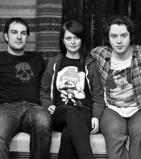 GODS of Edmonton, from left: Sean Prokopiw (drums), Krista Wynne (vocals), Andrew Patrick (vocals, bass).