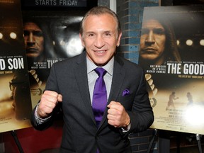 Ray 'Boom Boom' Mancini attends the SnagFilms New York Premiere Of 'The Good Son' on July 31, 2013 in New York City.