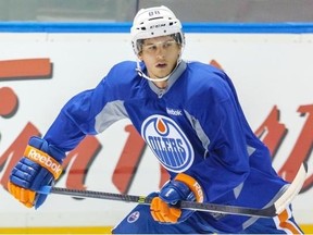 Brandon Davidson served as captain of the Oilers prospects team in Penticton last weekend.