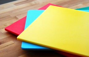 Colourful cutting boards