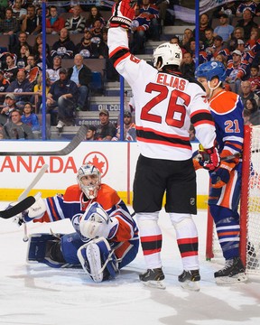 An all-too-common sight for Oilers fans in 2013-14. 
(Photo: Derek Leung/Getty Images North America)