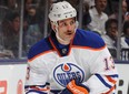 Mike Brown in action with the Edmonton Oilers on Oct. 12, 2013, against the Toronto Maple Leafs.